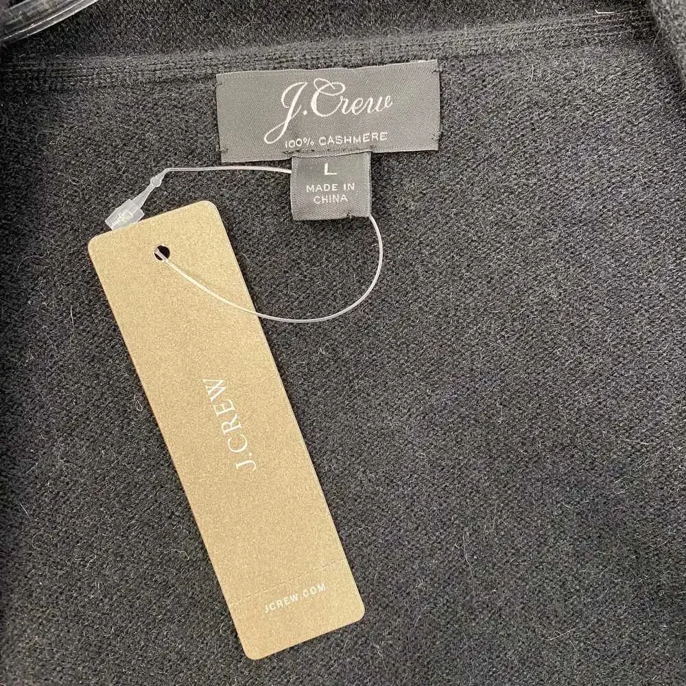 J. Crew Black Cashmere Cardigan | Women’s Regular L